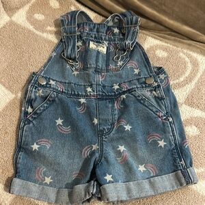 OshKosh B'gosh Blue Denim Shooting Star Overalls